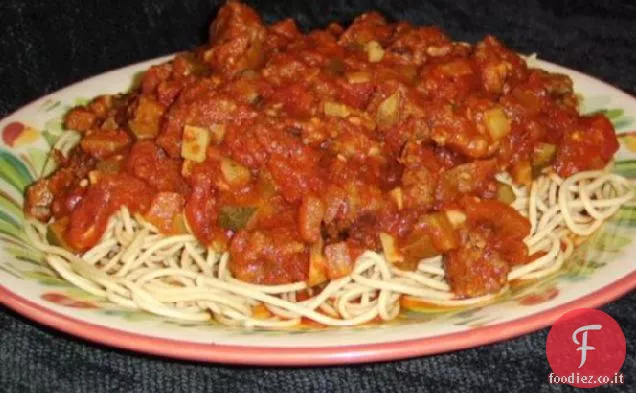 Salsa di spaghetti speziata di Bek