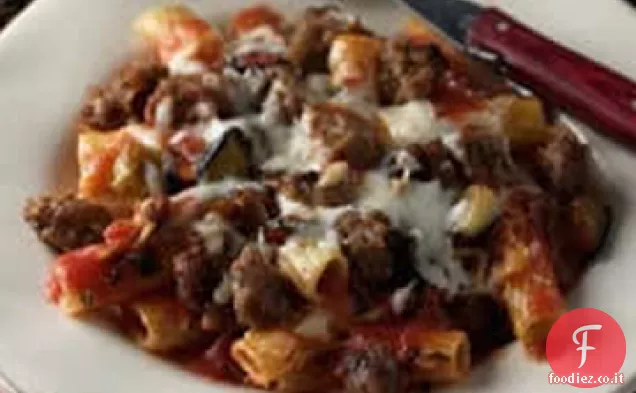 Ziti al forno con salsiccia italiana Johnsonville