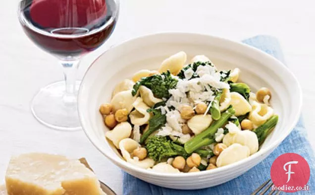 Orecchiette Con Ceci e Broccoli Rabe