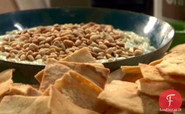 Baba Ganoush e patatine Pita