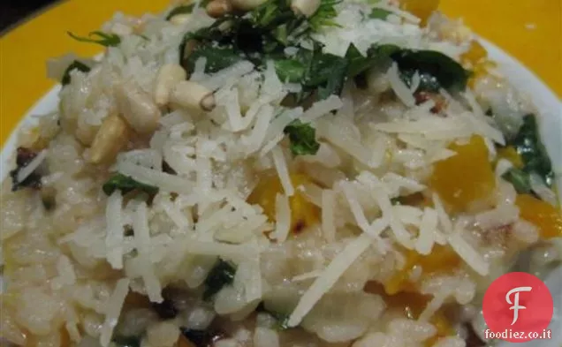 Risotto di Zucca, Limone e Basilico