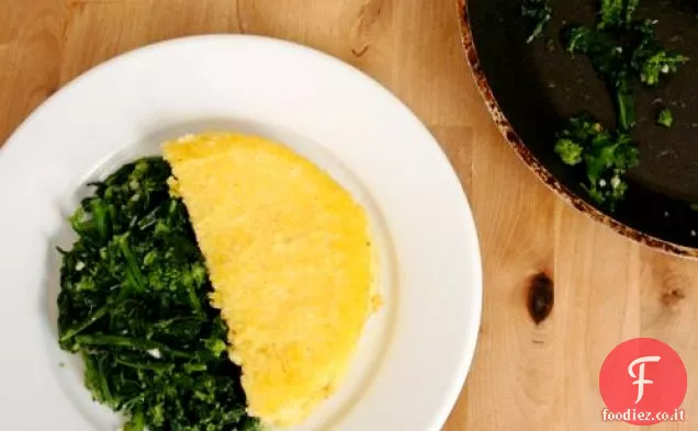 Mangia per otto dollari: Polenta con broccoli Rabe