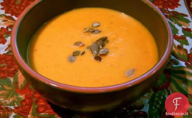 Zuppa di zucca fresca di Kerry Simon