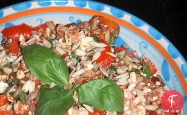 Zucca arrosto e insalata di feta