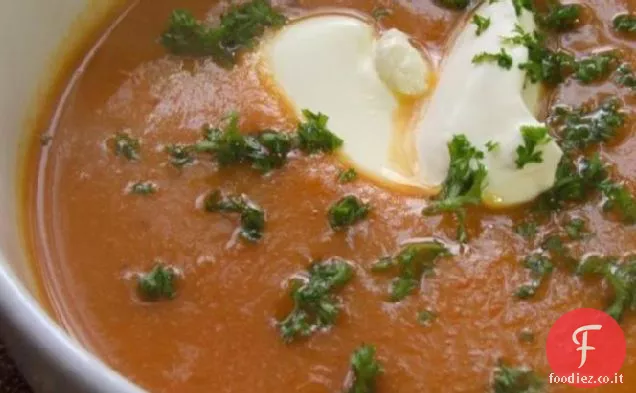 Zuppa di zucca al curry