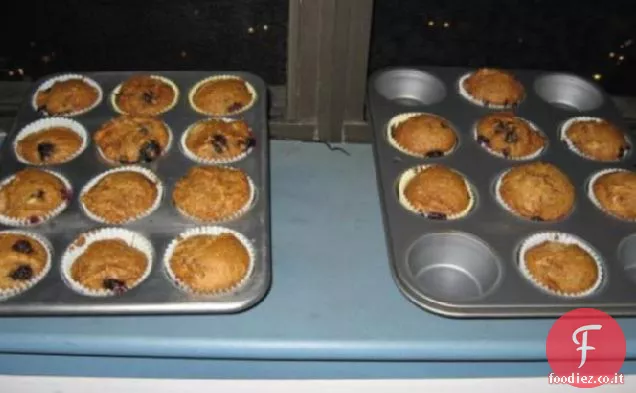 Muffin ai mirtilli di zucca