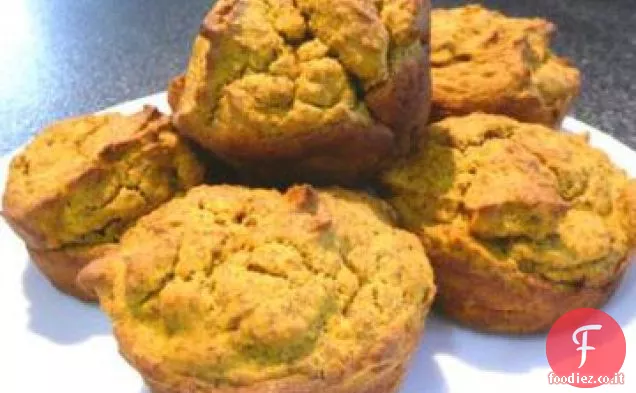 Muffin di zucca senza grano e a basso contenuto di carboidrati