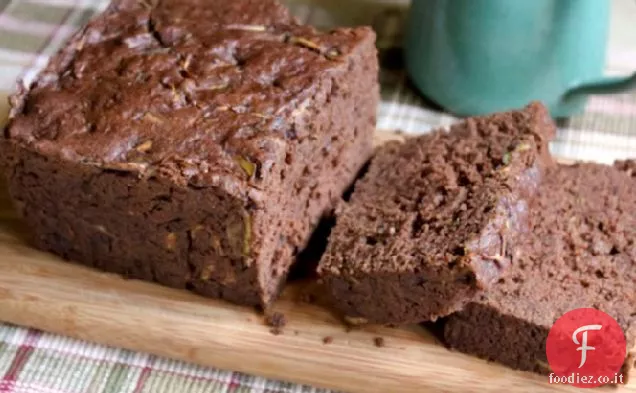 Pane di zucchine al cioccolato vegano senza glutine