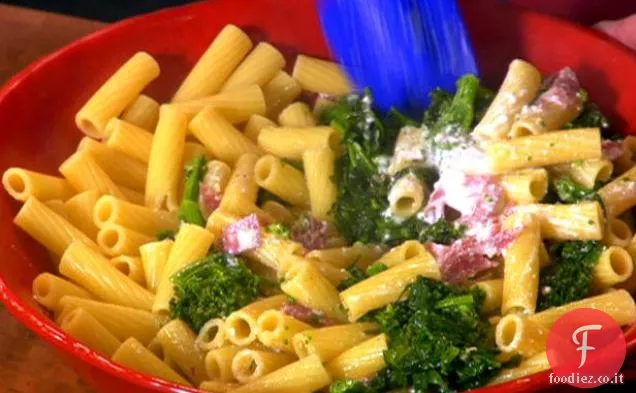 Broccoli Rabe e pasta di salame