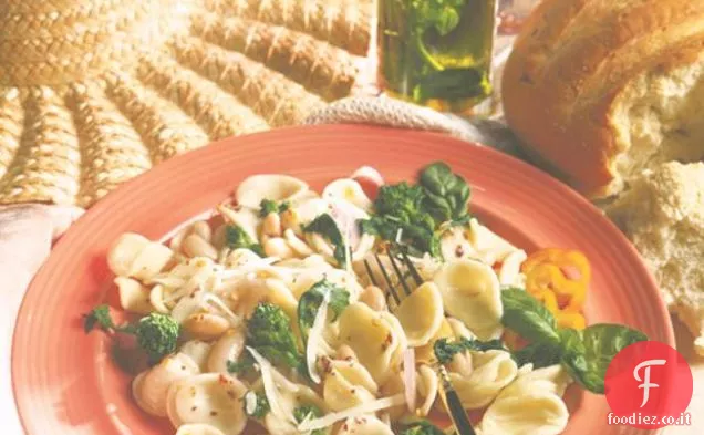 Orecchiette Con Fagioli E Broccoli Rabe