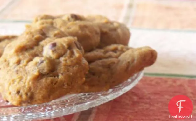 Biscotti al cioccolato alla zucca