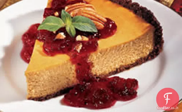 Cranberry Zucca Cheesecake