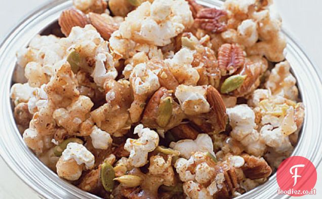 Popcorn caramellati al peperoncino e cannella - Un'americana in cucina