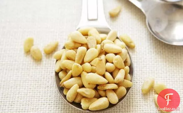 Spigola con Zafferano, Sherry e Pinoli