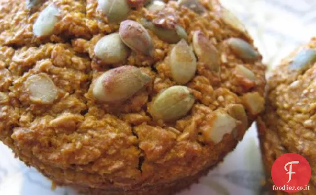 Muffin di zucca e crusca d'avena