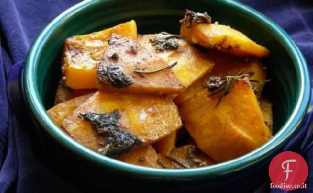 Morsi di zucca arrostiti