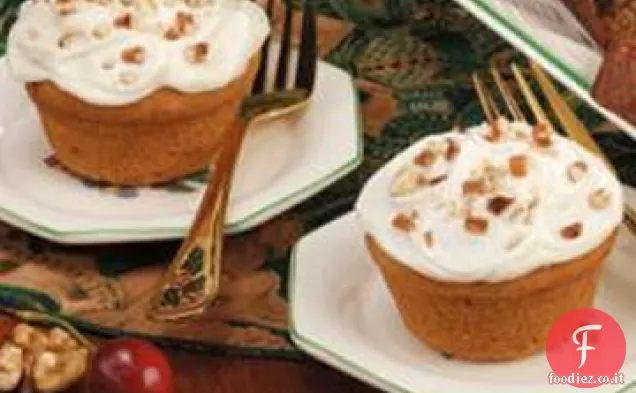 Muffin di zucca glassati