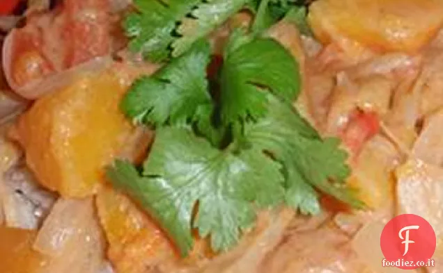 Salsa di arachidi alla guineana con zucca