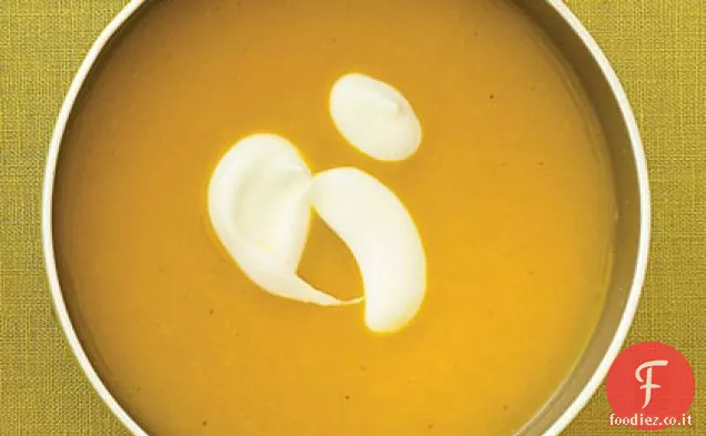 Zuppa di zucca arrosto al curry