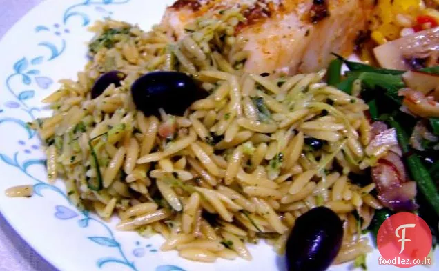 Insalata di zucchine e Orzo