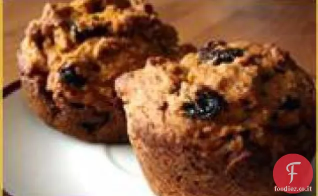 Muffin di zucca con mirtilli rossi