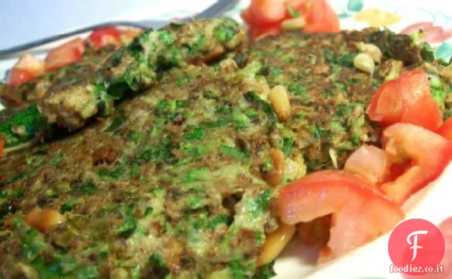 Torte di padella di zucchine