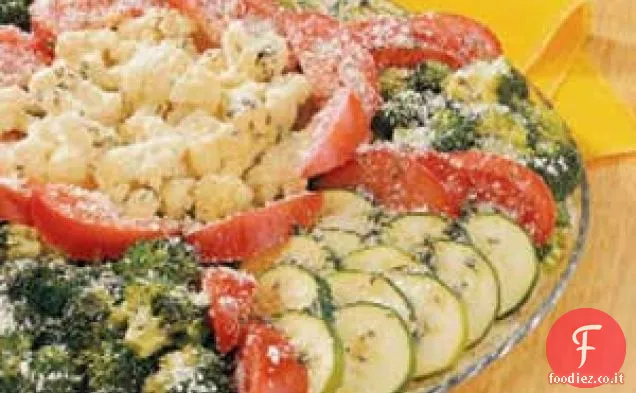 Piatto vegetariano alle erbe