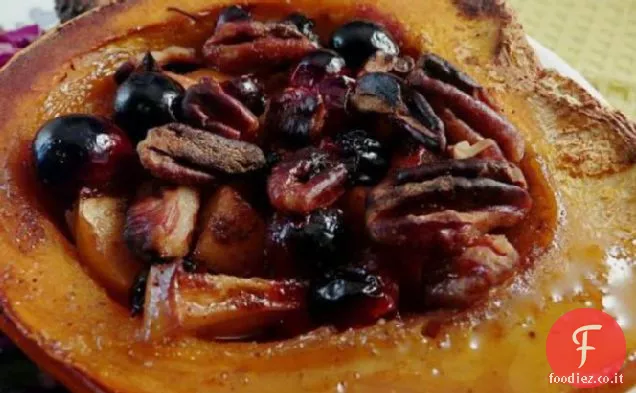 Zucca ghianda al forno autunnale