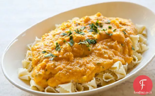 Pasta con salsa di Parmigiano Butternut