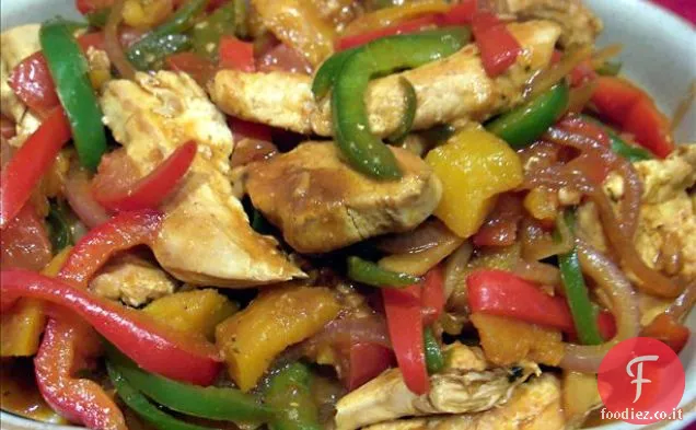 Pollo allo zenzero soffriggere