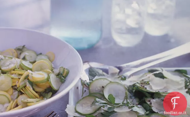 Insalata Estiva di Zucca con Erbe Aromatiche e Pecorino Fresco