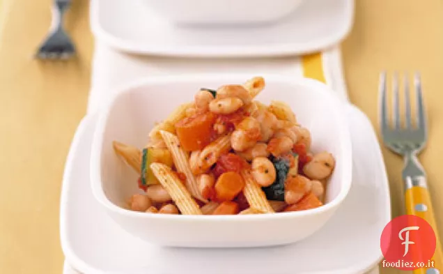 Fagioli e pasta del contadino