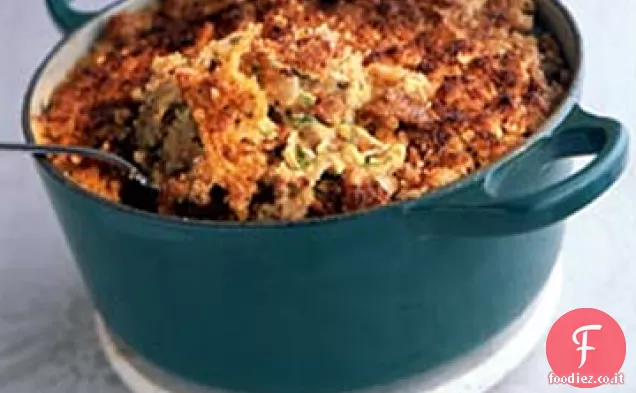 Casseruola di zucchine e salsiccia