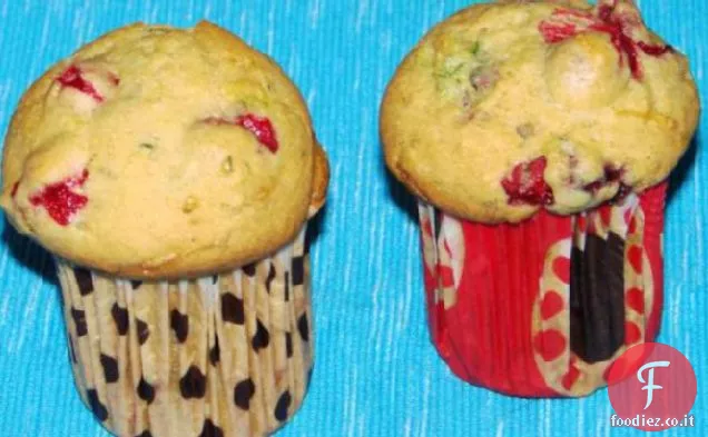 Muffin di mirtilli e zucchine