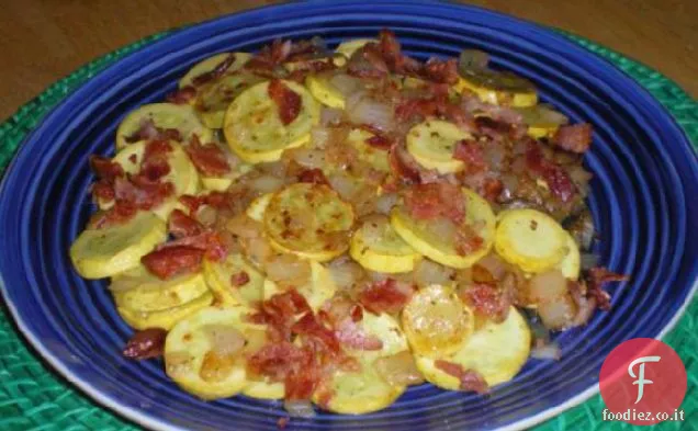 Zucca gialla meridionale con cipolle