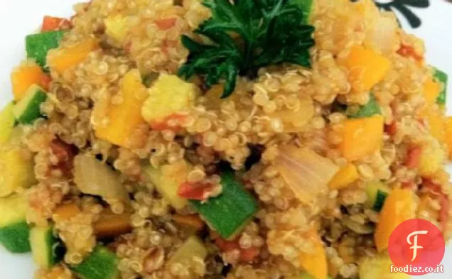 Pilaf di Quinoa vegetariano