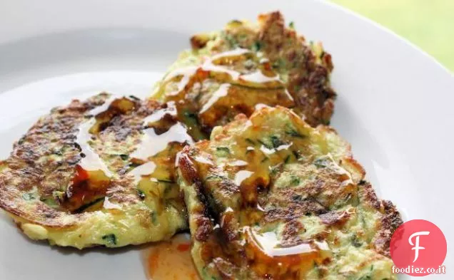 Zucchine arrostite con scorza di limone e pinoli