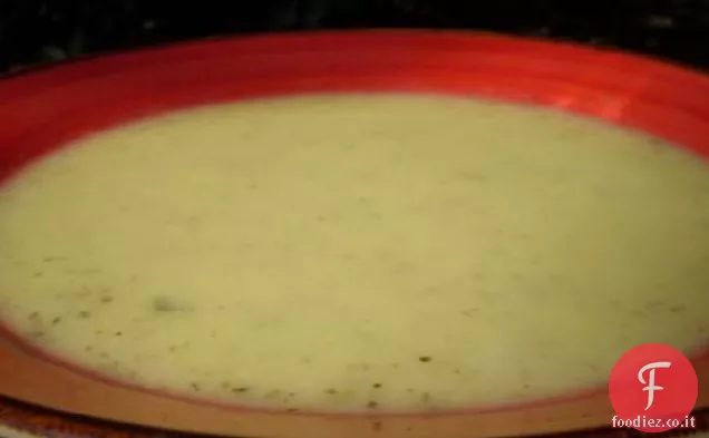 Sopa De Calabacin Y Guajolote (Zuppa di zucchine e tacchino)