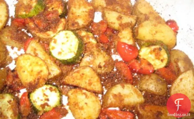 Zucchine e patate cuocere