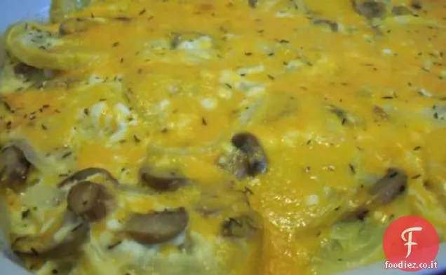 Casseruola Crookneck di ricotta