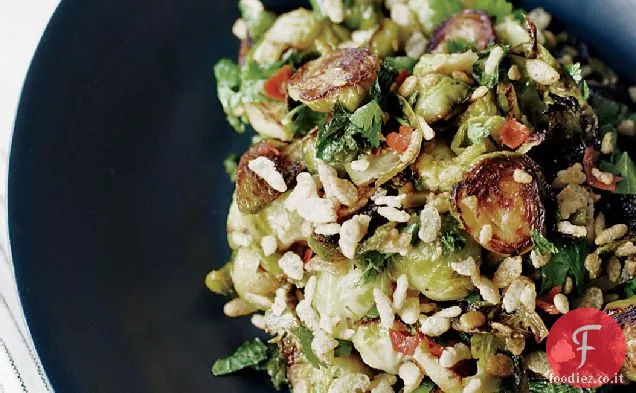 Cavoletti di Bruxelles piccanti con menta