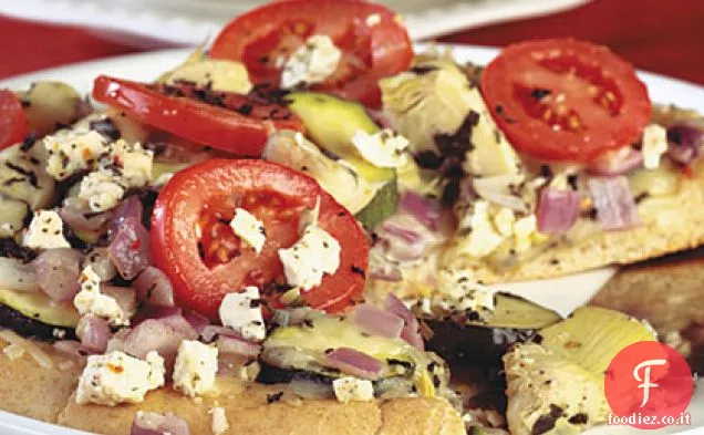 Pizza Mediterranea con Crosta Integrale