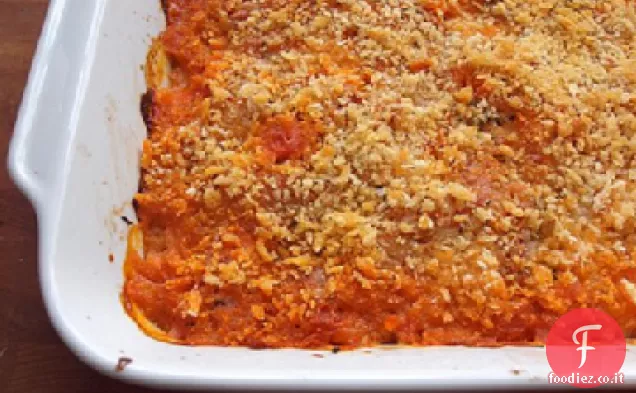 Gratin di zucca di spaghetti