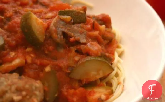 Salsa di spaghetti molto vegetariana