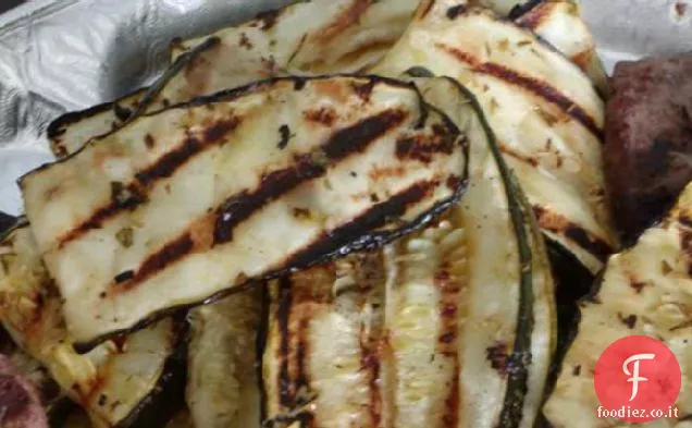 Fette di zucchine grigliate alle erbe di Ellie