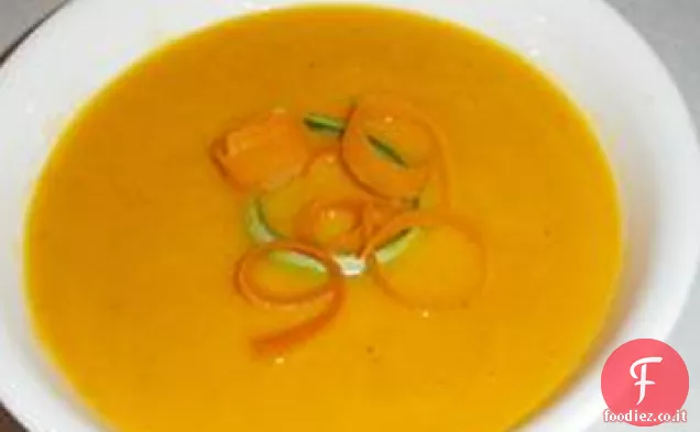 Zuppa di carote e zenzero
