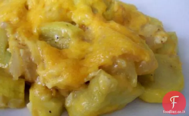 Meglio Squash Casseruola (Senza briciole di pane, cracker o ripieno!)