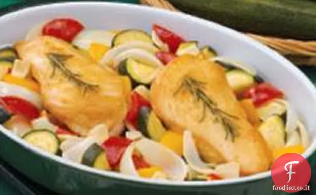 Rosmarino-Aglio Pollo e verdure