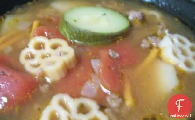 Zuppa di tacchino raccolto