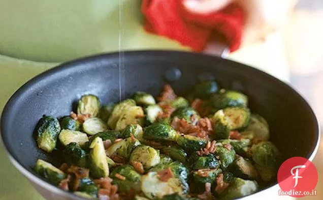 Cavoletti di Bruxelles con Prosciutto Croccante